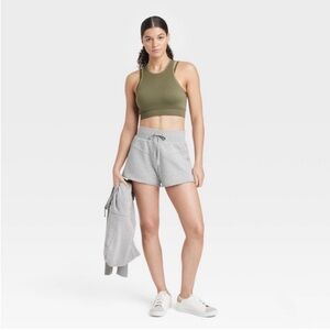 NWOT! Womens fleece shorts JoyLab Gray Size XXL